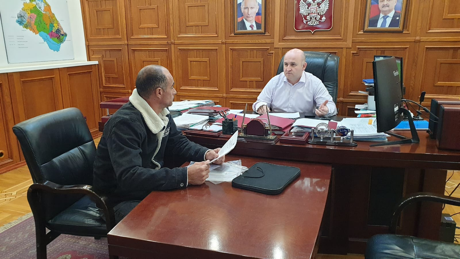 Председатель Комитета по лесному хозяйству Республики Дагестан Вагаб Абдулхамидов провёл очередной приём граждан