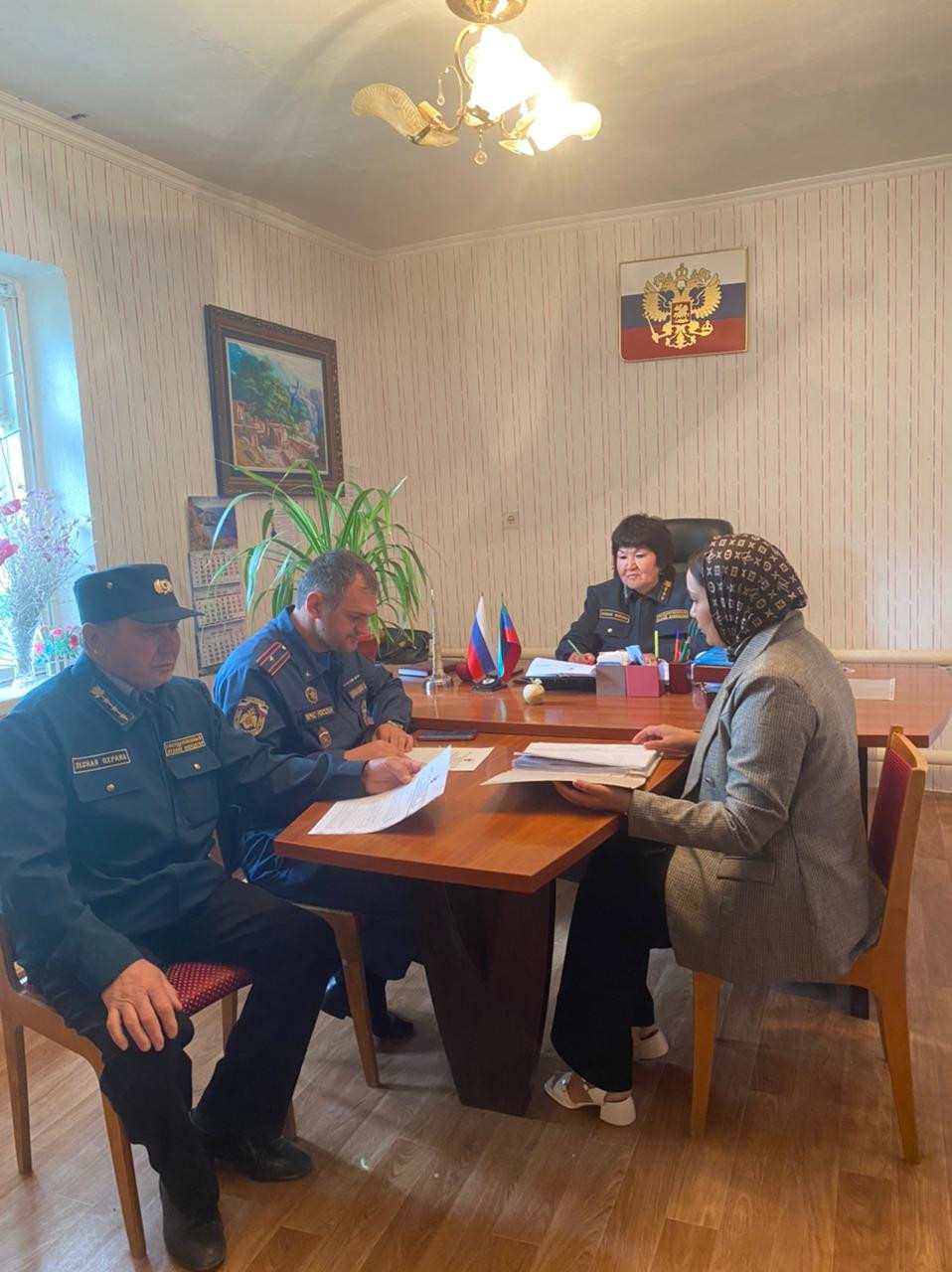 Лесники Ногайского района организовали совместное патрулирование земель лесного фонда ГКУ РД " Ногайское лесничество", а также прилегающих к лесному фонду территорий