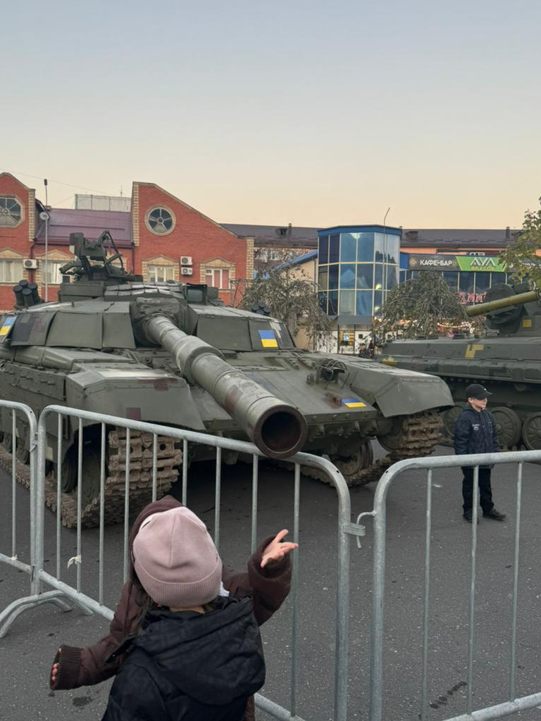 лесничества на выставке трофейной техники