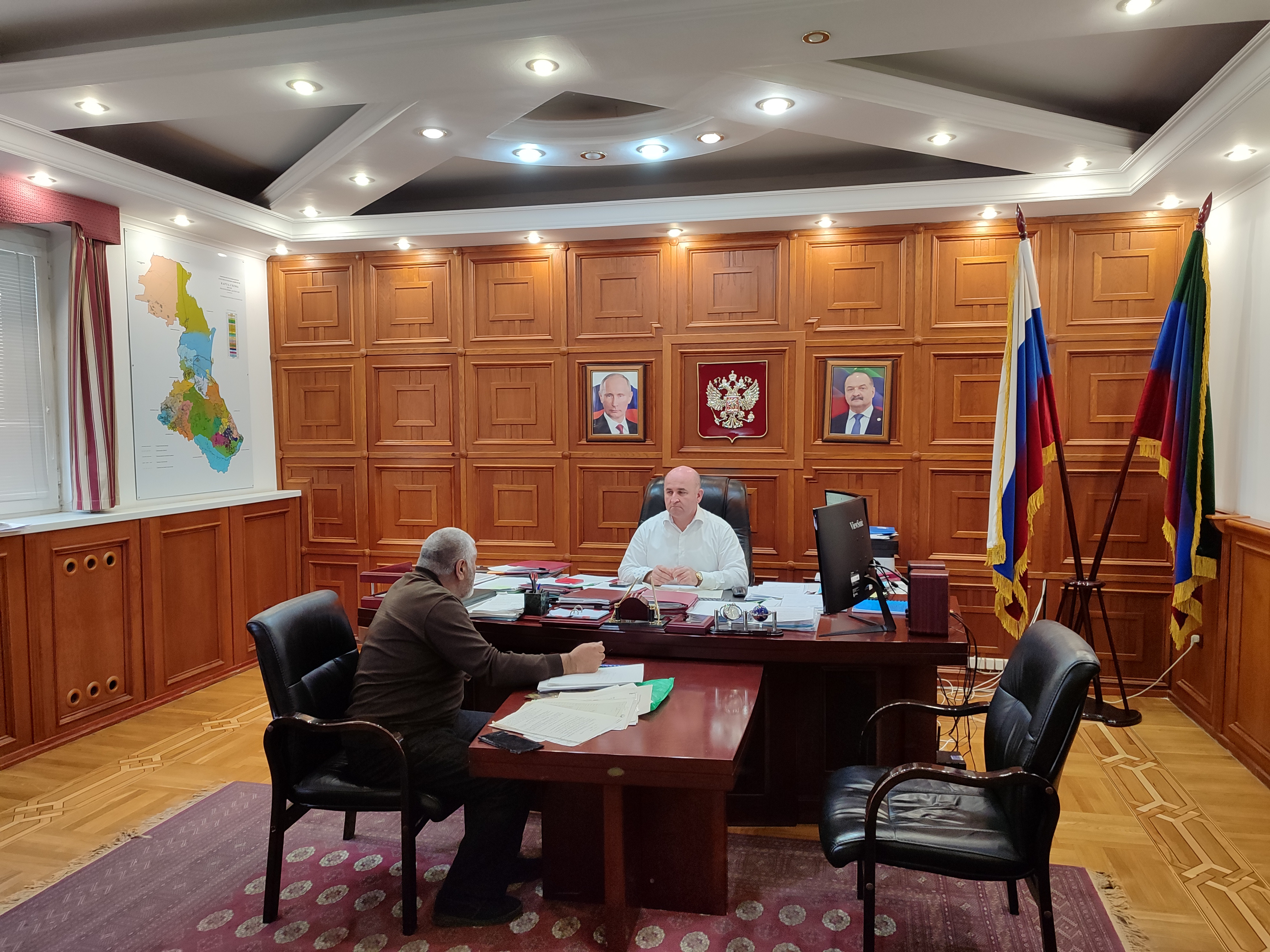 Председатель Комитета по лесному хозяйству Республики Дагестан Вагаб Абдулхамидов провёл очередной приём граждан