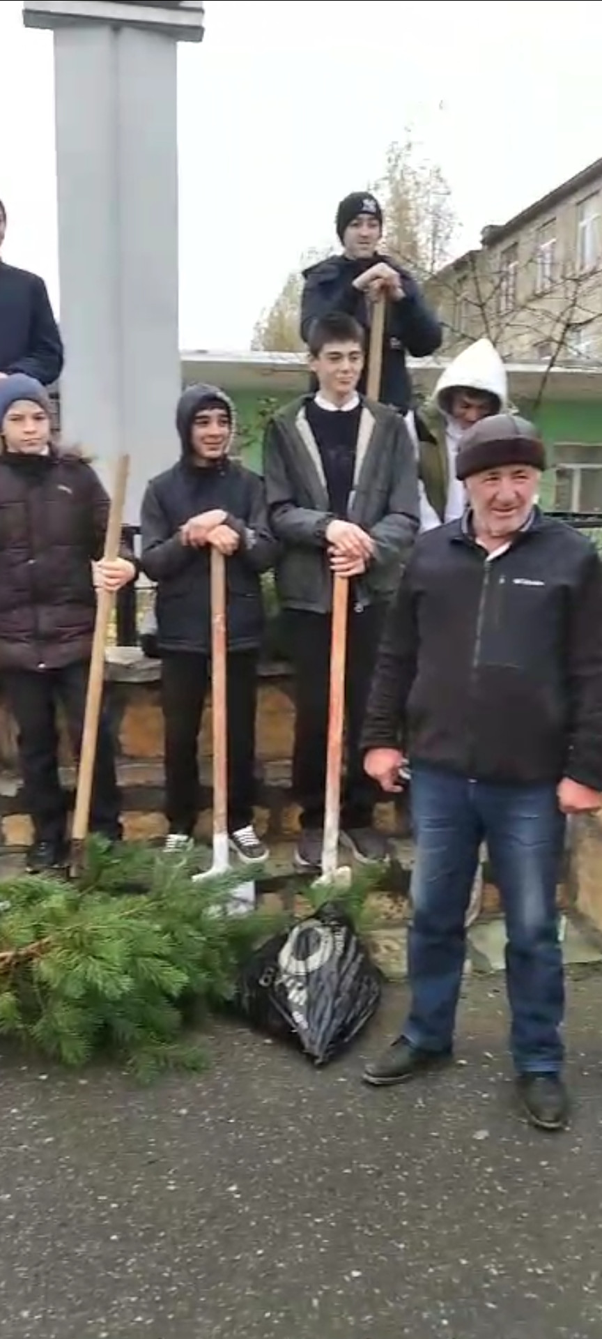 посадка саженцев Буйнакск