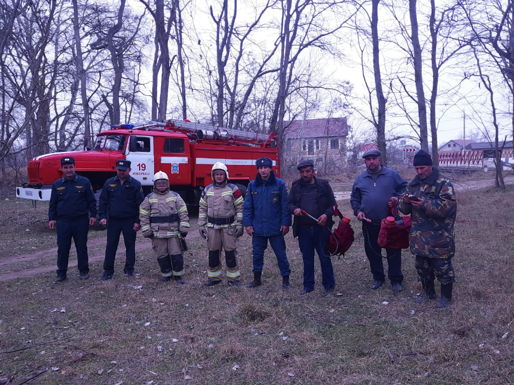 В Карабудахкентском лесничестве согласно приказу руководителя Даглесхоза Вагаба Абдулхамидова провели противопожарные учения