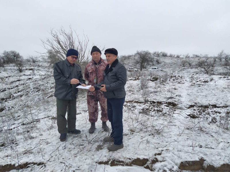 Накануне работники ГБУ РД "Республиканские леса" совместно с коллегами ГКУ РД "Ногайское лесничество" провели натурную проверку качества и фактической площади лесоразведения посадки джузгуна.