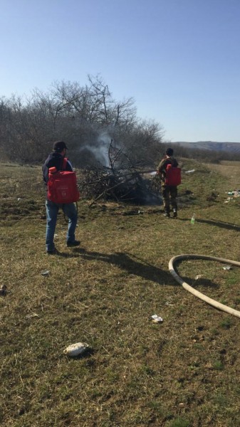 В лесничествах прошли очередные противопожарные учения.