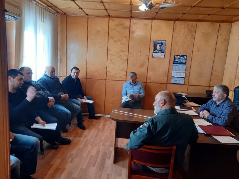 В ГКУ РД "Кизлярское лесничество" состоялось производственное совещание.