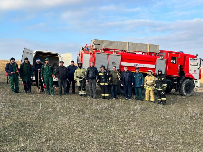 В рамках подготовки к пожароопасному сезону, в лесничествах продолжают проводить противопожарные учения.