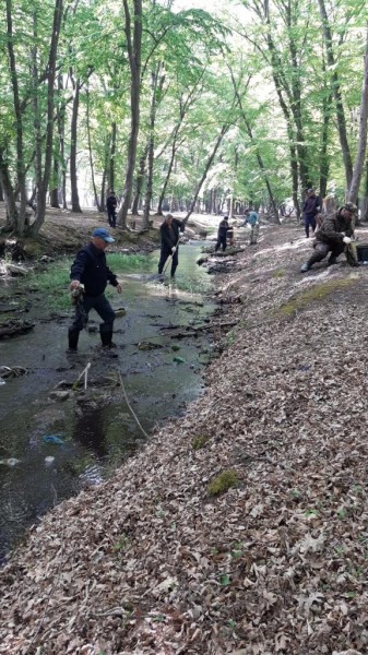 24 апреля , в Самурском лесопарке провели субботник в рамках акции "Сохраним лес".