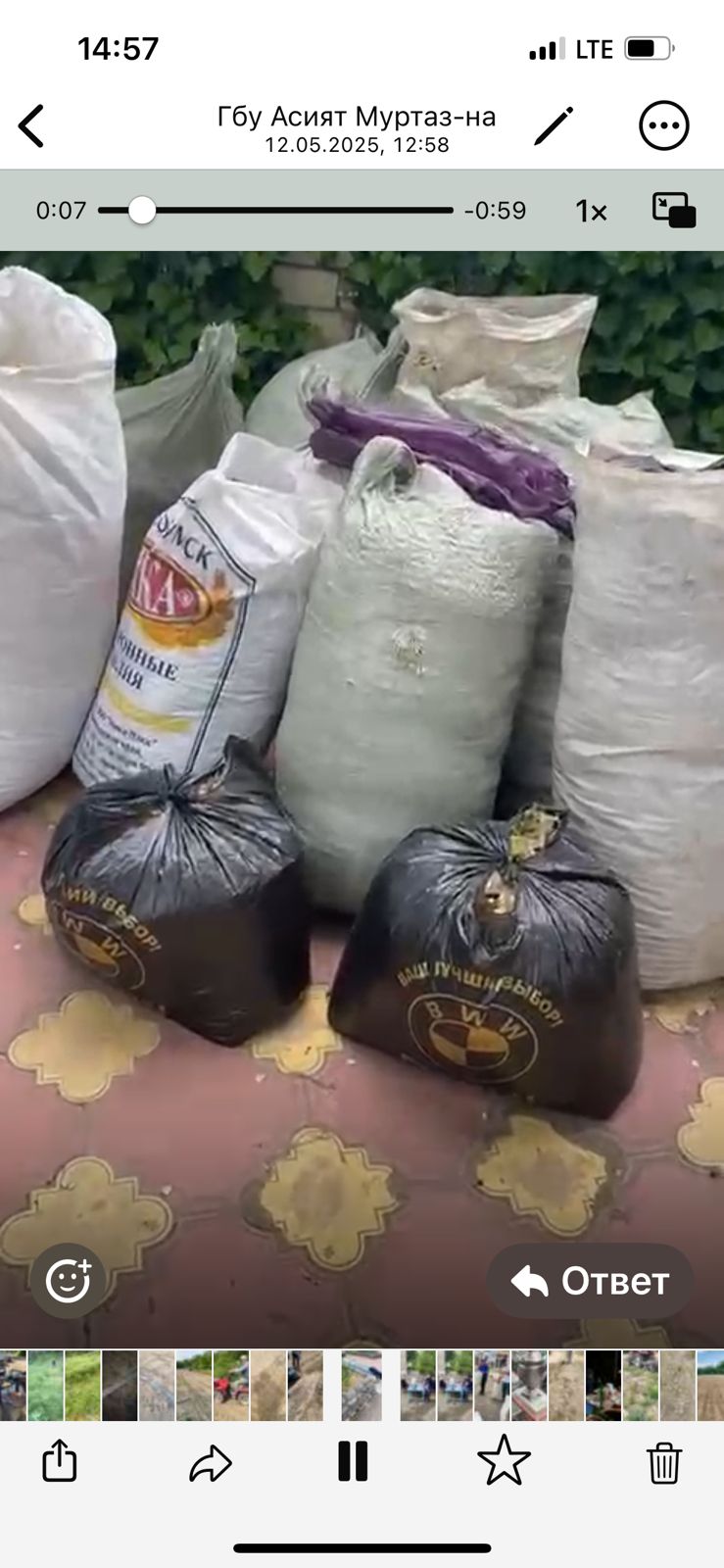 Сбор семян