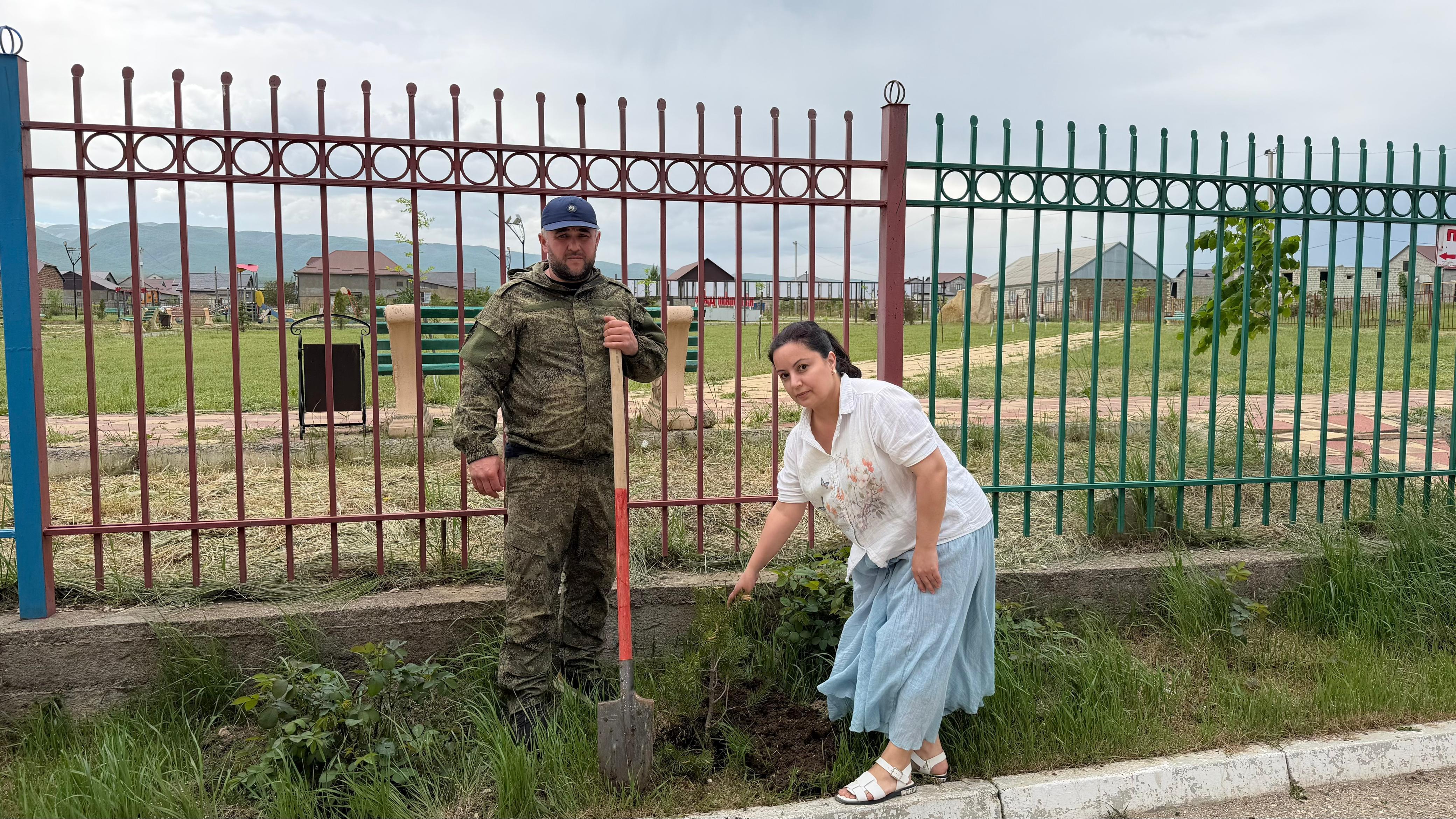 Сад памяти Сергокалинское лесничество